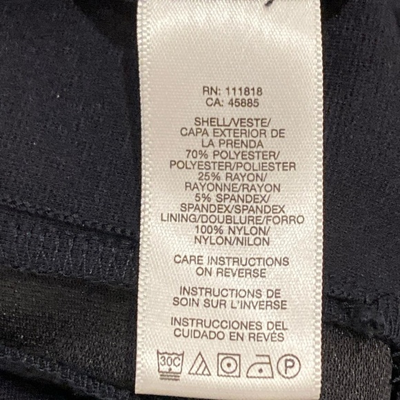 Michael Kors Navy Blue Midi Dress with Button Detail - Picture 6 of 6